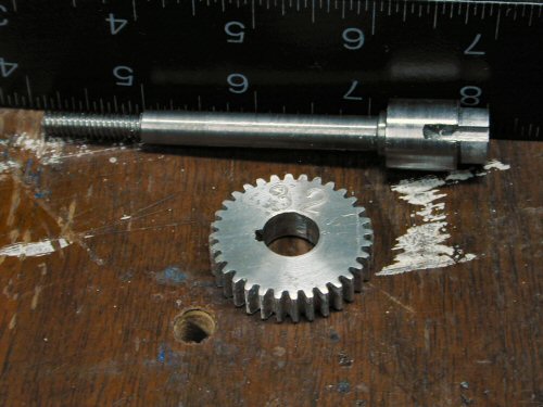 Gear holder shaft